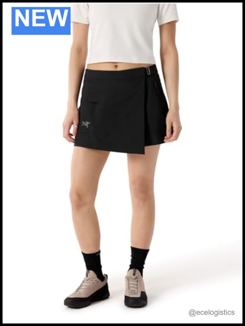 Arc'teryx Sonii SL Skort 4" Recycled Nylon Lightweight Active Skort